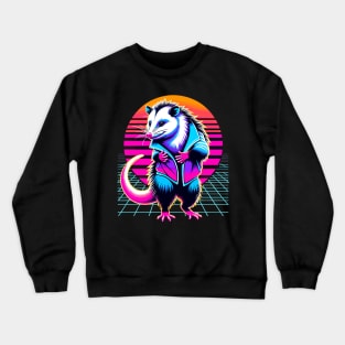 Possum with a quirky charm and grin Crewneck Sweatshirt